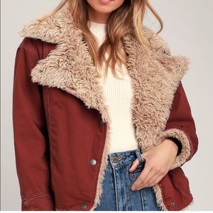 Free People Owen Sherpa jacket